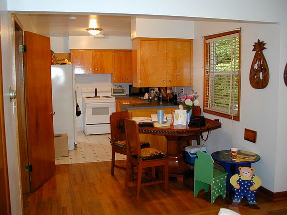 Older photo of the kitchen
