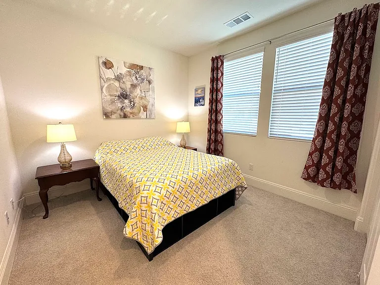 Your own bedroom at the very front of the house furthest away from other two bedrooms