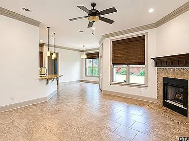 living room and dining room - open concept