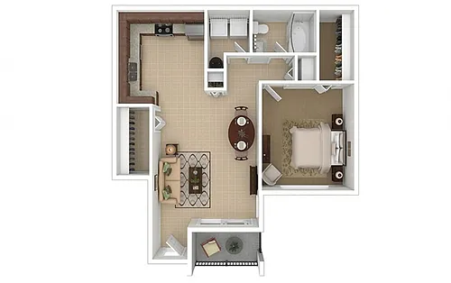 Floor plan Breakwater South 1