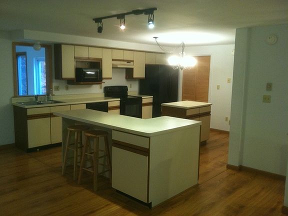 Kitchen view from living room