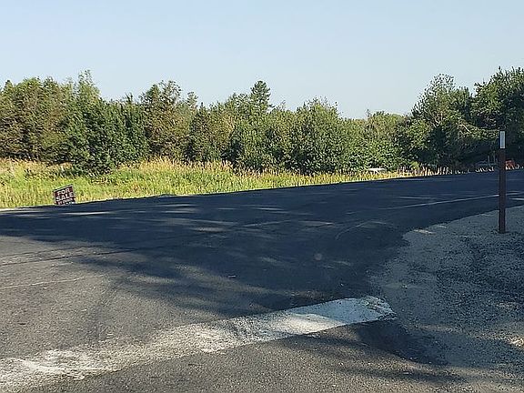 View from intersection