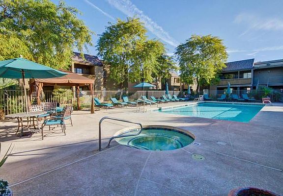 main pool and hot tub