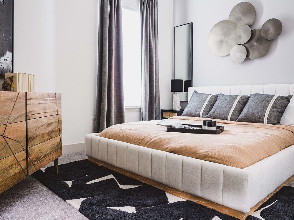 Spacious and bright bedrooms