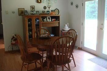 French door off dining area, to back yard patio.