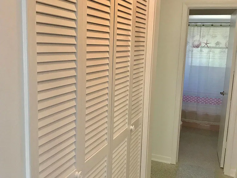 Hallway closet extra storage
