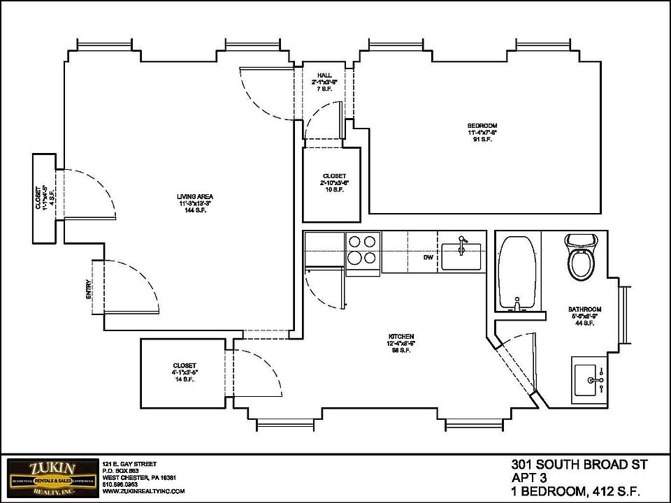 1st image of 301 S Broad St APT 3