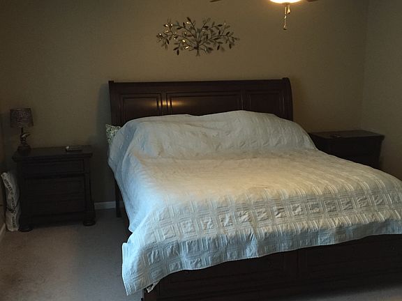 Master bedroom with bathroom