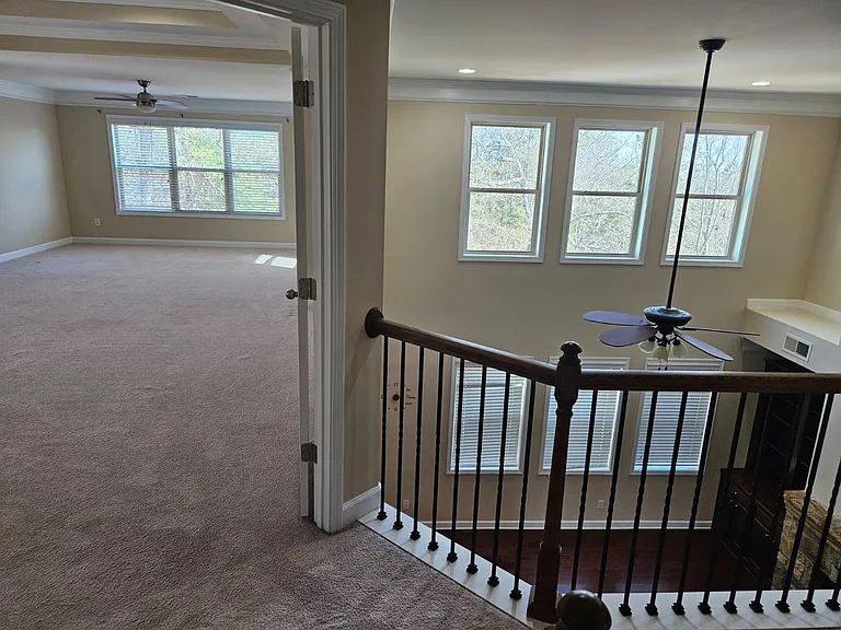 Master bed room and hall view from second floor