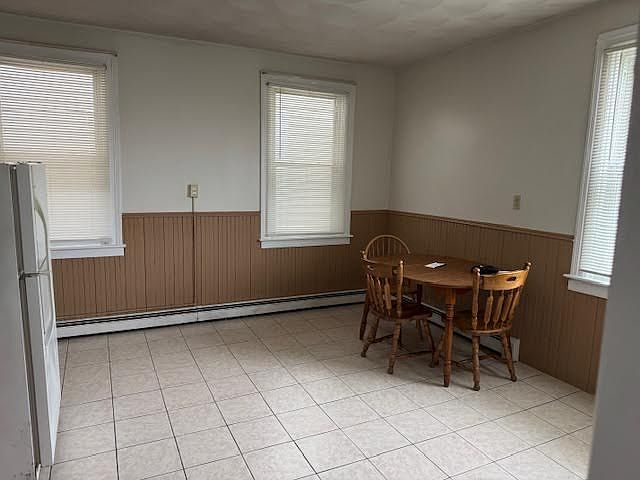 Kitchen with table and chairs.