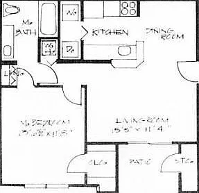 1 bed, 733 sqft, $1,650 — Photo 1