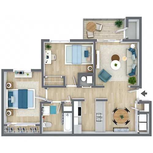 Floor plan B2