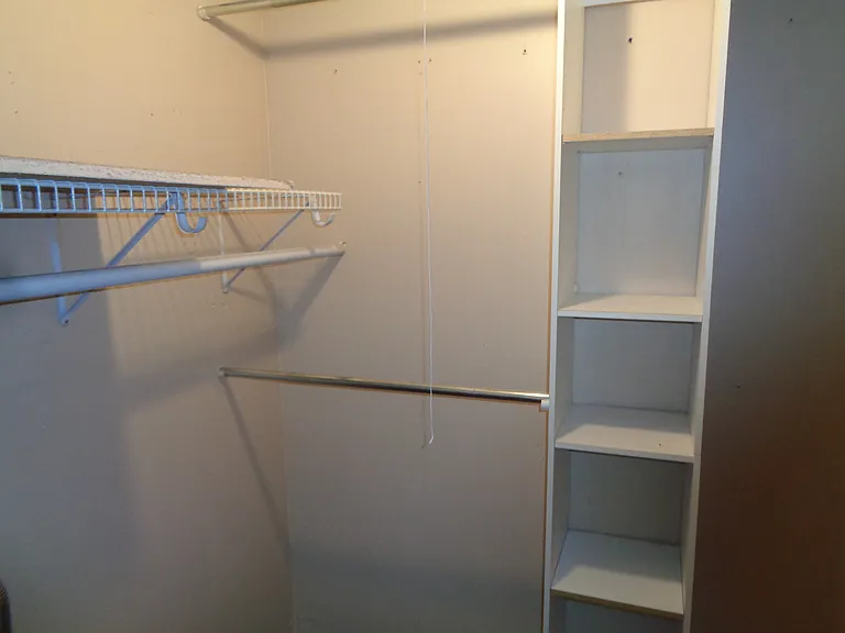 basement walk-in closet