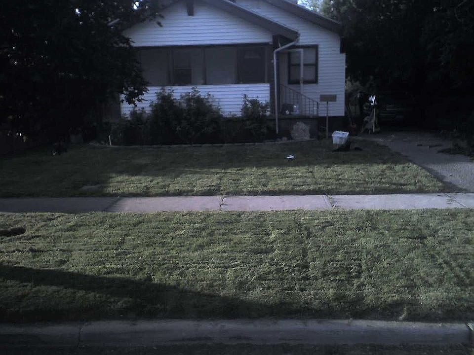 After we re-did the sod