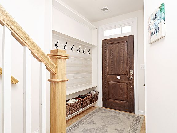 Mudroom upon entry