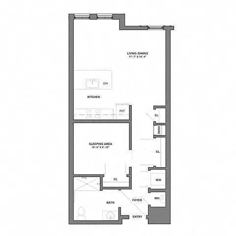 Floor plan Studio-S7-1