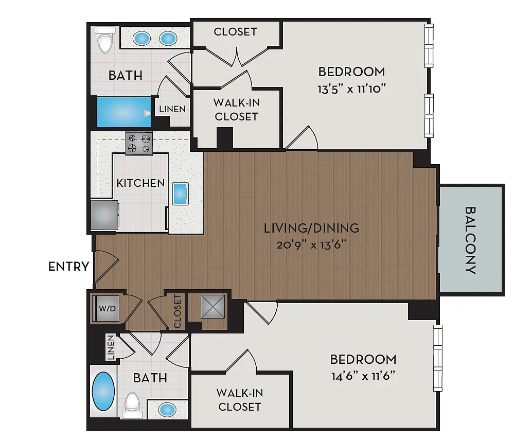 Floor plan B13