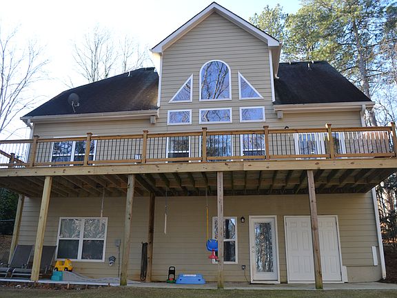 New deck, lake views