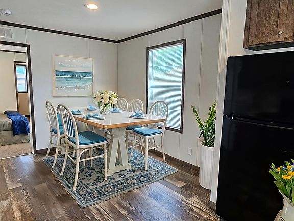 Kitchen staged