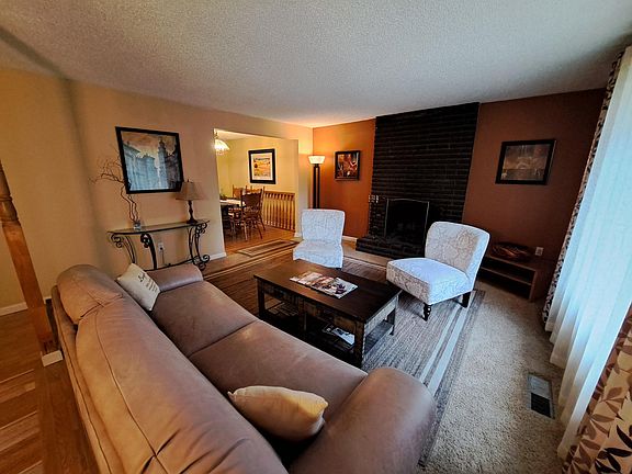 looking into dining room from living room