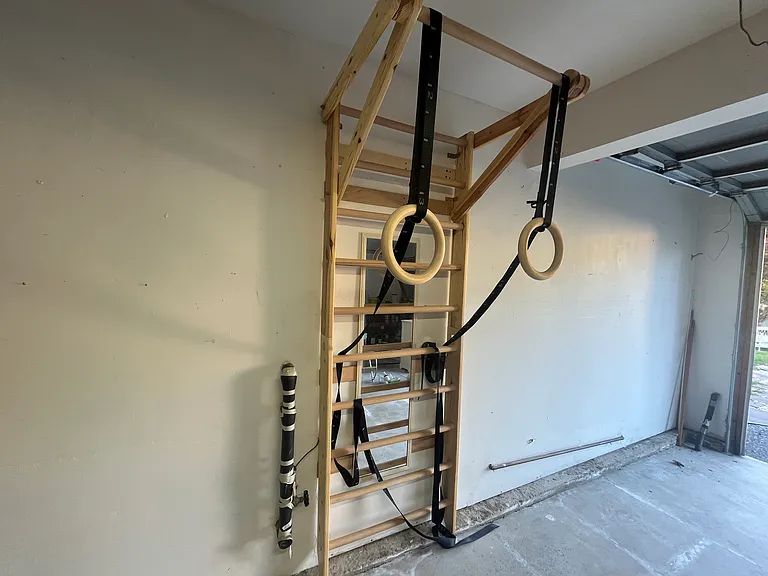 built-in exercise or play equipment to be used at tenants own risk