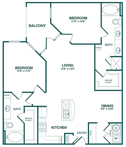 Floor plan The Ashton