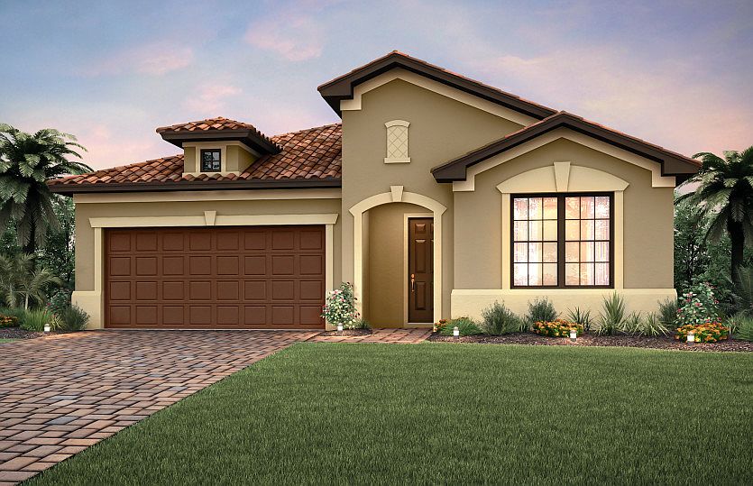 Elevation FM2A with tile roof