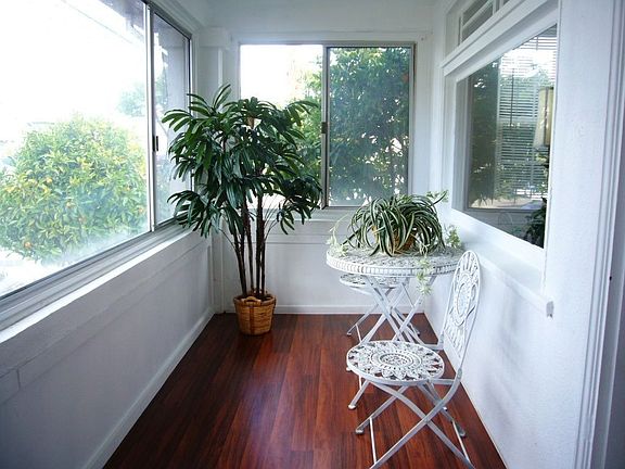 Enclosed front porch