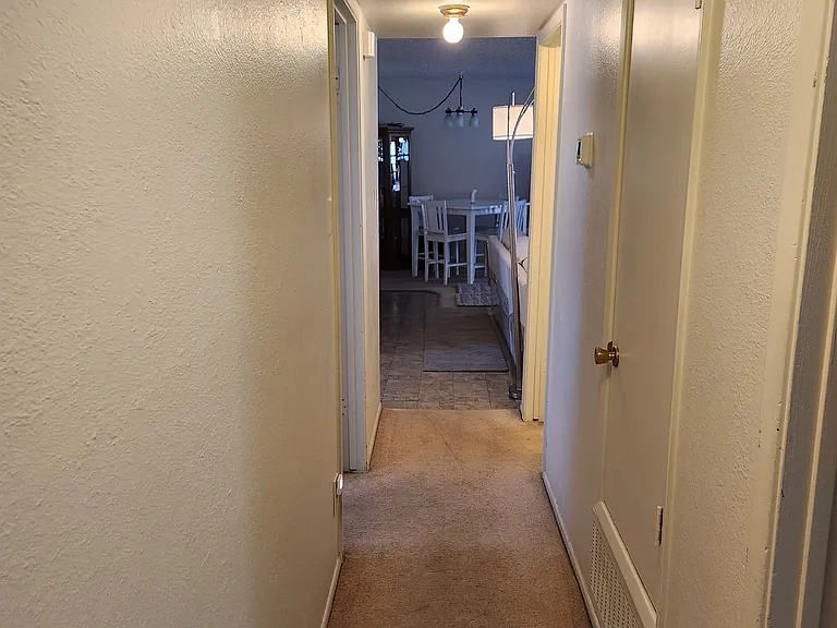 hallway to living room