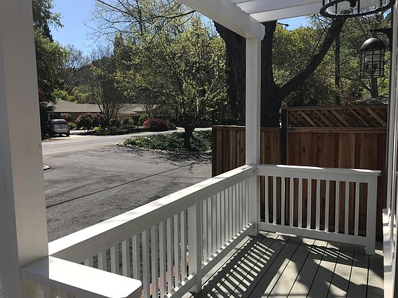 Peaceful Front Sitting Porch