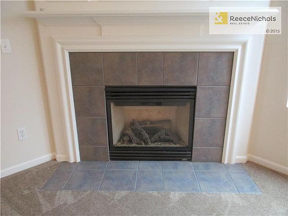 Fireplace with Gas Logs