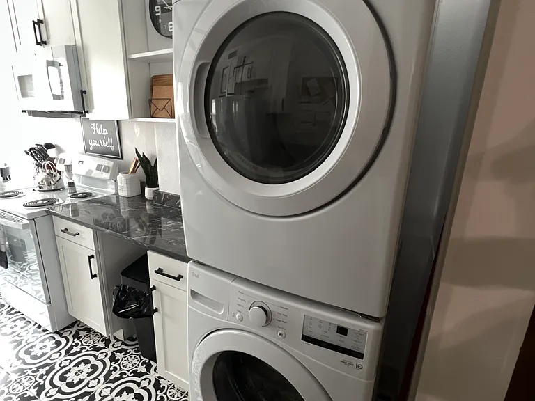 Washer-dryer in common area