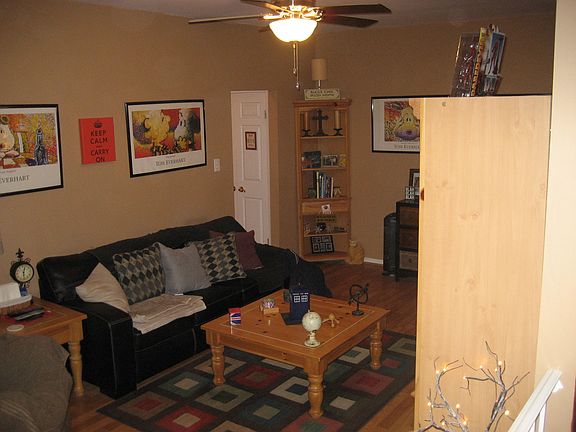 Step down living room view 1