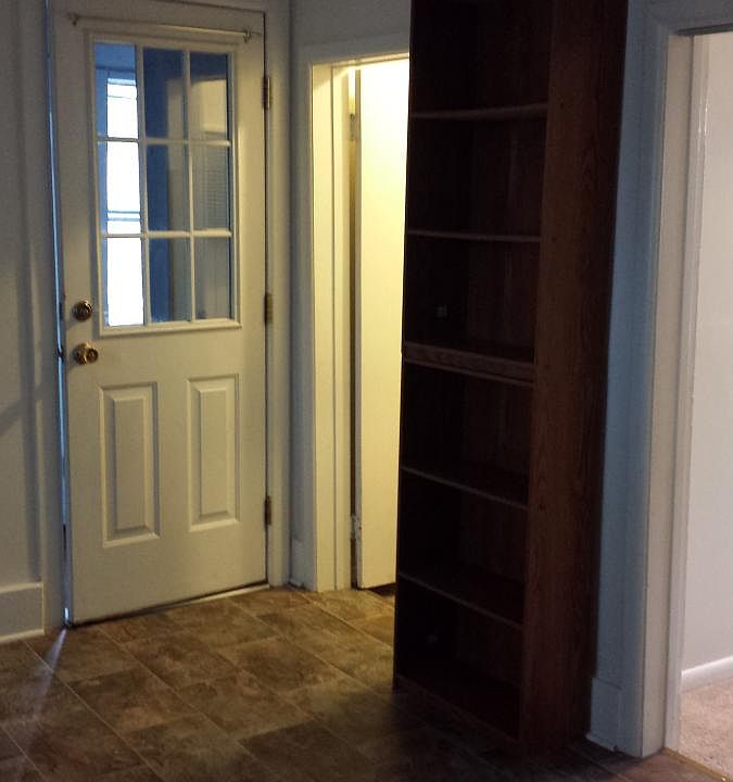 kitchen, rear entrance
