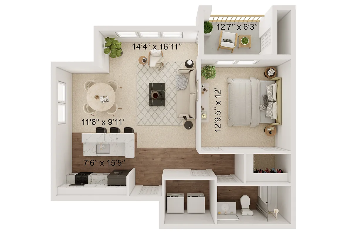 Floor plan Rynd A1AR3