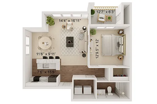 Floor plan Rynd A1A
