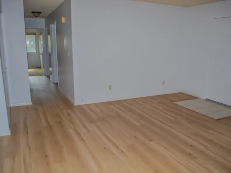 Living room, hallway