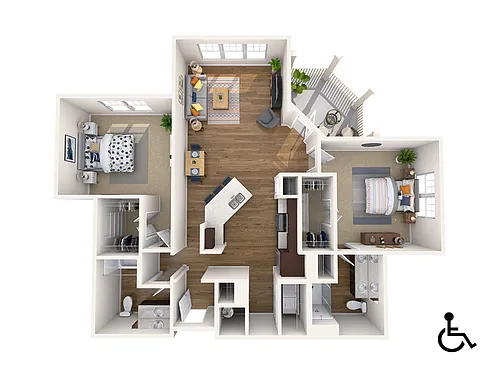 Floor plan B3HC