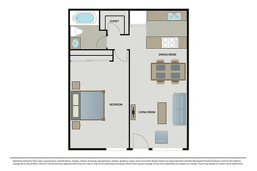Floor plan Plan 1C