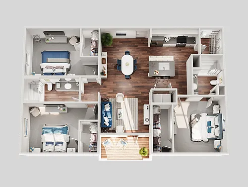 Floor plan Seaside 1