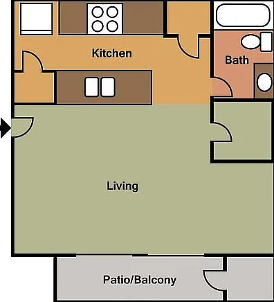 Studio 2D Floorplan Studio 2D Floorplan