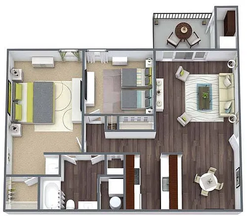 Floor plan Hickory