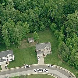 Corner lot with shed
