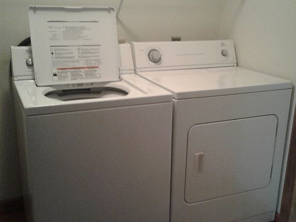 Full size washer/dryer in unit
