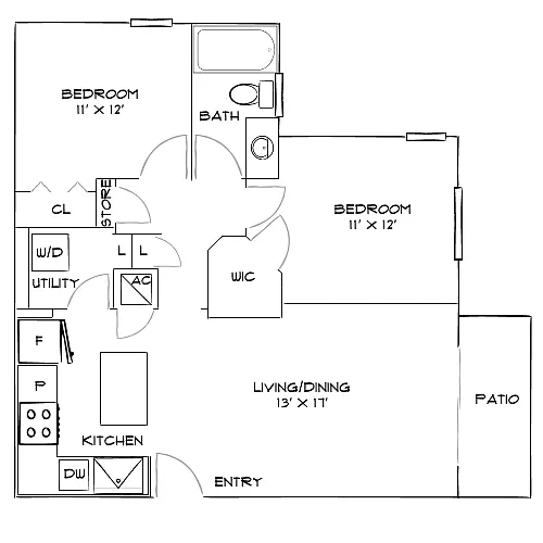 Floor plan Design 2A10