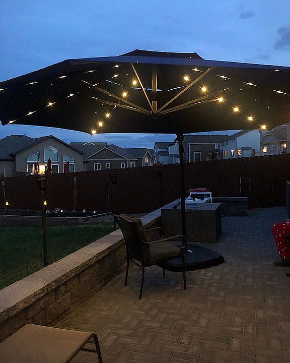 New paved patio