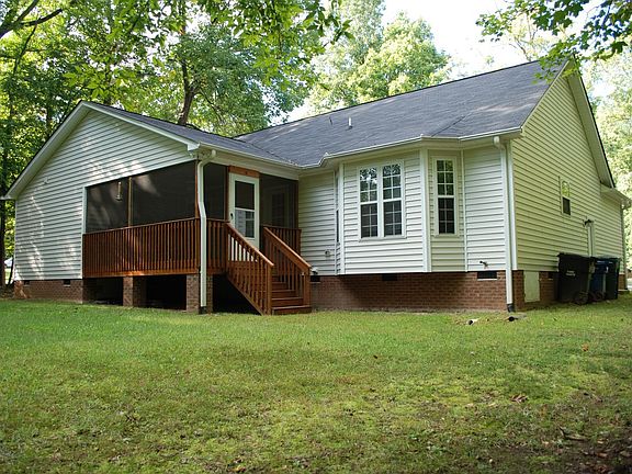 Rear of the home - screened porch