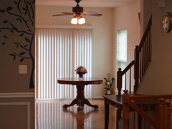 View into dining area