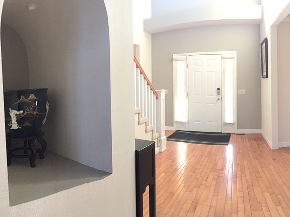 main level lobby and door