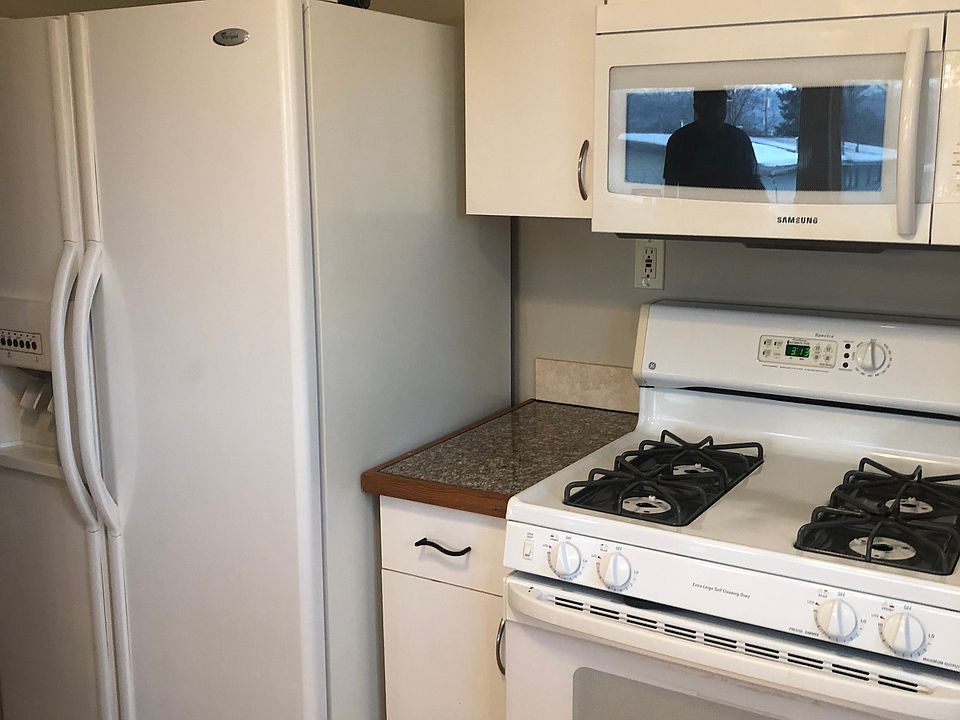 Kitchen. 1/2 bath off to the left with pocket door. Pantry cabinet not shown.